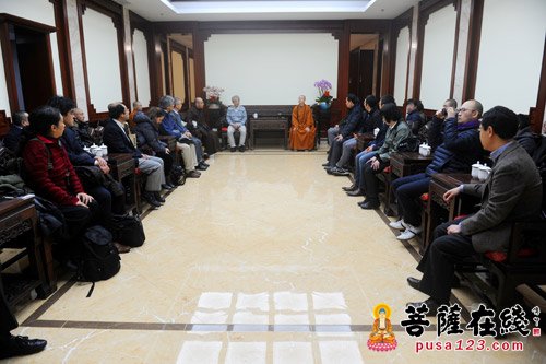 佛教-国际佛教学者参访七塔禅寺