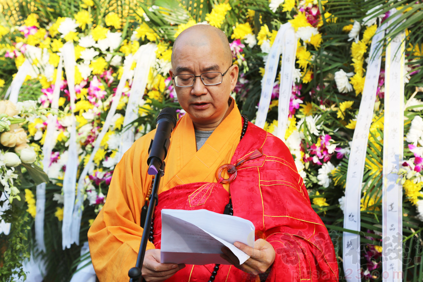 【高清图集】一代高僧明学长老追思法会于灵岩山寺举行