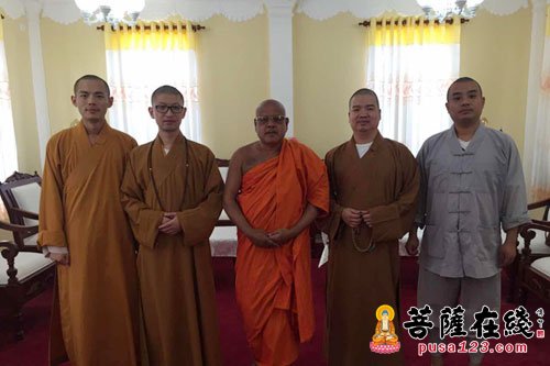 大学-中国佛学院普陀山学院常务副院长会闲法师一行赴凯拉尼亚大学商讨合作办学事宜