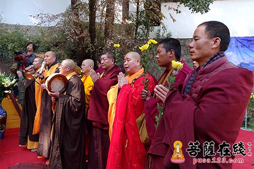 净慧长老舍利在云南鸡足山碧云寺安奉