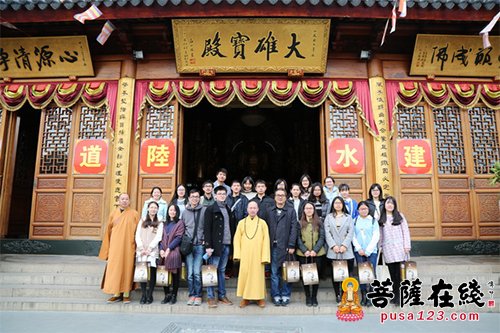 佛教-上海华东师范大学哲学系师生参访西林禅寺