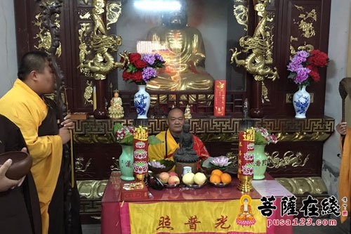 浙江嘉兴-浙江嘉兴真实禅寺上堂大斋 宽修法师为众说法