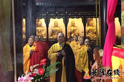 浙江嘉兴-浙江嘉兴真实禅寺上堂大斋 宽修法师为众说法
