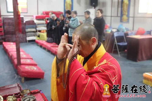 时逢冬至 上海省殿禅寺举行祭祖思亲法会