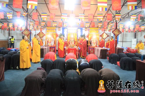 时逢冬至 上海省殿禅寺举行祭祖思亲法会