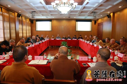 佛教-杭州市佛教协会会长办公（扩大）会议在灵隐寺召开