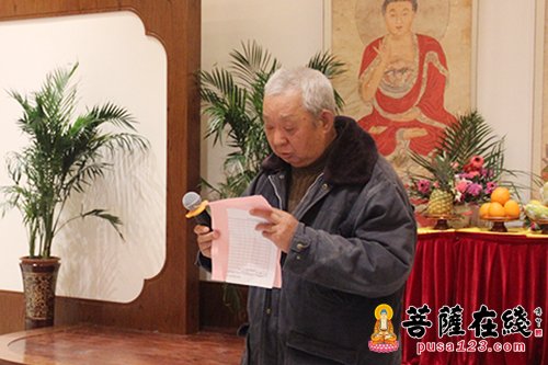 寒山寺举行迎鸡年百位孤寡老人共度新春活动