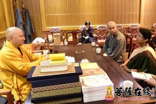 光孝寺-斯里兰卡驻广州总领事访问广州光孝寺 明生法师热情接待