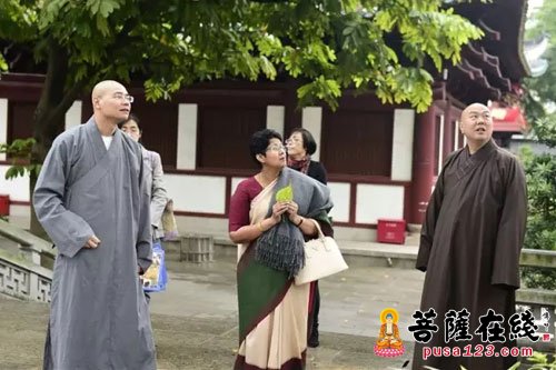 光孝寺-斯里兰卡驻广州总领事访问广州光孝寺 明生法师热情接待