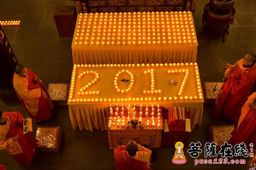 峨眉山-峨眉山仙峰寺举行九老洞财神菩萨开库法会