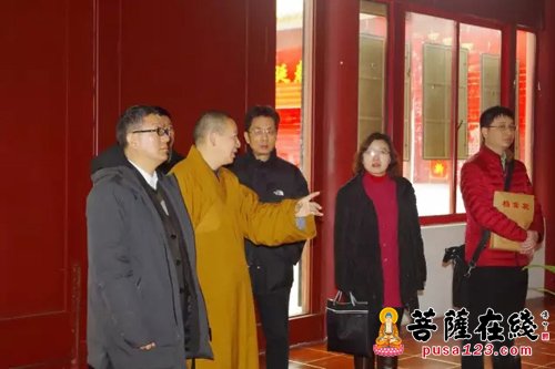 刘世军-中共闵行区委常委、宣传部部长刘世军一行赴七宝教寺参访