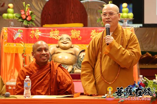 佛教-多名佛教团体代表云集加拿大湛山精舍共筹佛诞