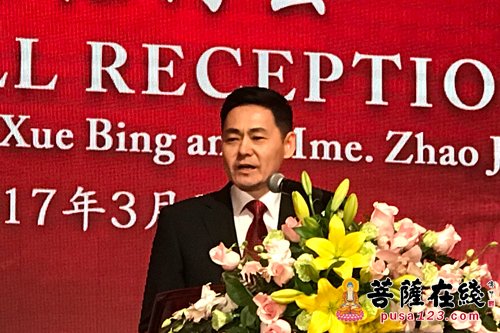 佛教-驻多伦多总领事离任 达义法师赞其推动中加佛教交流