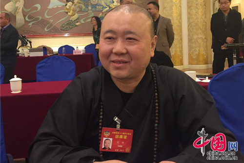 佛教-觉醒法师提案呼吁：挖内涵促交流 让中华佛文化走向世界