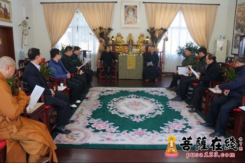 全国宗教工作会议-赵强常务副部长一行调研南山禅寺落实全国宗教工作会议情况