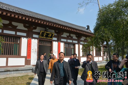 禅宗-广东省民宗委主任一行调研二祖寺 绍云长老热情接待