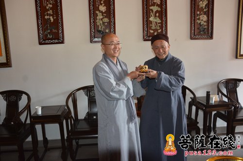 禅宗-广东省民宗委主任一行调研二祖寺 绍云长老热情接待