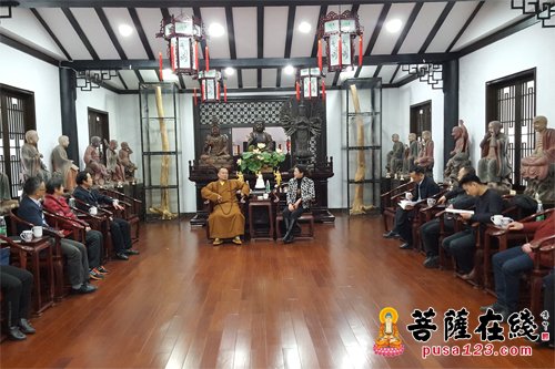 圣安-湖南省政协民宗委主任李壮丽调研岳阳圣安寺宗教工作