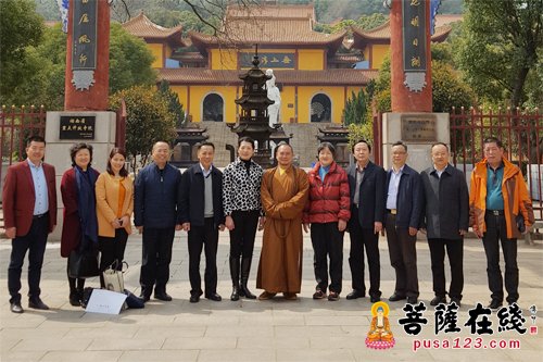 圣安-湖南省政协民宗委主任李壮丽调研岳阳圣安寺宗教工作