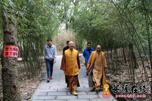佛教-崇化大和尚赴大理苍山沿线寺院实地走访调研