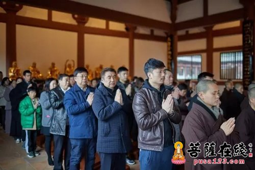 欢喜佛-养立法师率众庆观音圣诞 众生欢喜佛欢喜
