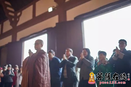 欢喜佛-养立法师率众庆观音圣诞 众生欢喜佛欢喜
