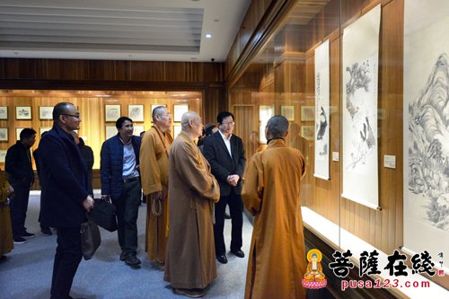 佛教-舟山市委常委王伟调研普陀山 祝愿普陀山越来越好