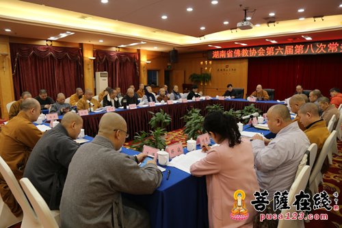 时政-湖南省佛协第六届第八次常务理事会召开 认真学习贯彻全国两会精神