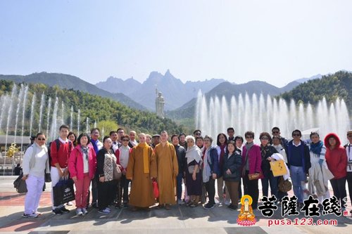 九华山-泰国大乘寺迎请九华山坚牢地神像回国供奉 弘扬地藏菩萨大愿精神
