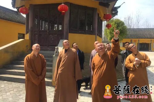 佛教-弘法要让信众受益 心澄大和尚调研盘龙古寺