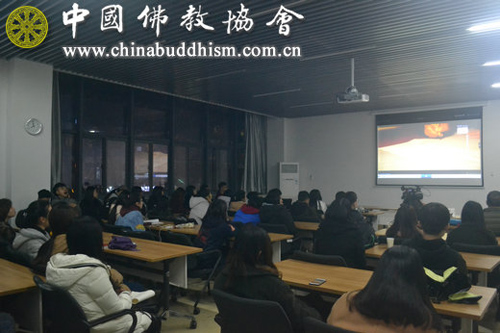 金陵-金陵刻经处传承人邓清之于南京林业大学举办讲座 宣传非遗文化