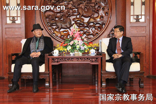 佛教-蒋坚永副局长会见意大利佛教总会黄树林会长 加强两国佛教友好交流