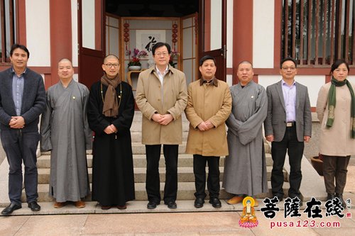 佛教-王伟部长调研中国佛学院普陀山学院 为学院发展提出六点