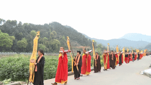 文化-解冤释结 证悟成佛 温岭舞龙山妙严禅寺圆满送圣