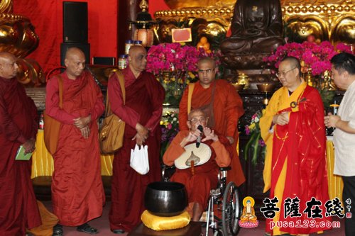 大佛寺-异国法音共流布 同是赞佛誉法情 斯里兰卡僧王一行参访大佛寺