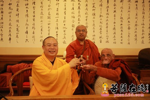 大佛寺-异国法音共流布 同是赞佛誉法情 斯里兰卡僧王一行参访大佛寺