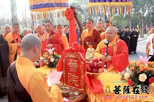 佛教-湖北枝江弥陀寺举行觉心法师晋院法会 各界人士齐赴盛会