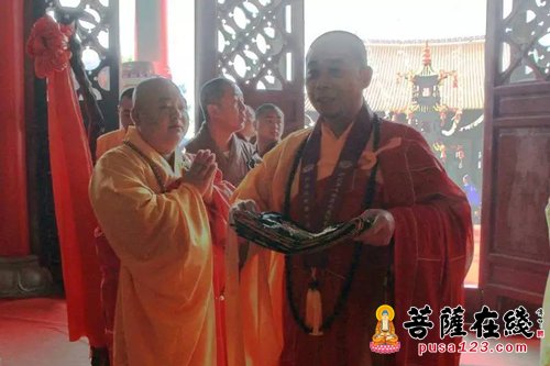 佛教-湖北枝江弥陀寺举行觉心法师晋院法会 各界人士齐赴盛会