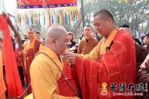 佛教-湖北枝江弥陀寺举行觉心法师晋院法会 各界人士齐赴盛会
