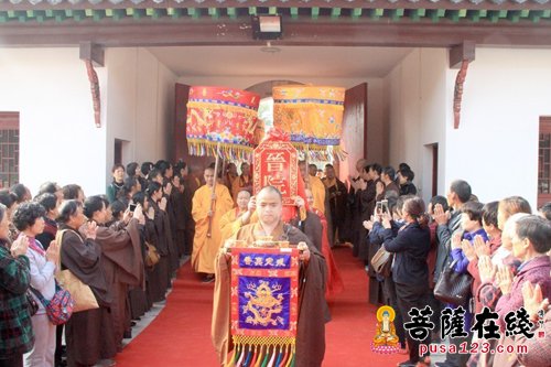佛教-湖北枝江弥陀寺举行觉心法师晋院法会 各界人士齐赴盛会