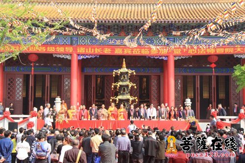 佛教-湖北枝江弥陀寺举行觉心法师晋院法会 各界人士齐赴盛会