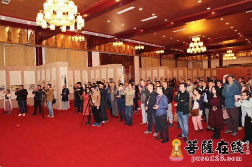国画-“问禅金山——中国画名家邀请展”开幕 以禅画弘扬佛法