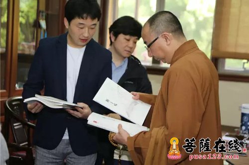 灵隐寺-中佛协综合研究室主任明杰法师一行赴灵隐寺调研