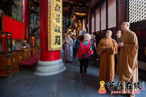 法华寺-永信大和尚赴湖州法华寺参观 就寺院建设给予意见