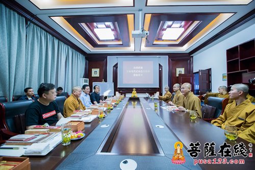 法华寺-永信大和尚赴湖州法华寺参观 就寺院建设给予意见