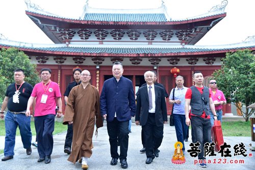 少林寺-全球洪门联盟一行于莆田南少林寺祭祖