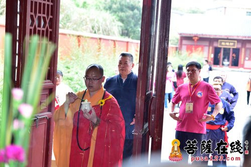 少林寺-全球洪门联盟一行于莆田南少林寺祭祖