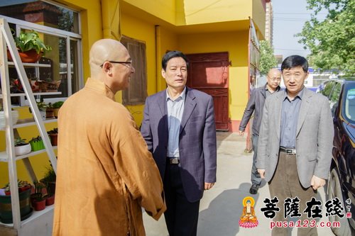 菏泽-山东省宗教局马传凯局长前往山东菏泽三学净苑视察