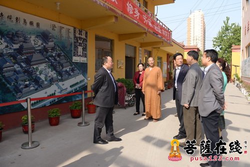 菏泽-山东省宗教局马传凯局长前往山东菏泽三学净苑视察