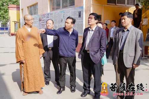 菏泽-山东省宗教局马传凯局长前往山东菏泽三学净苑视察